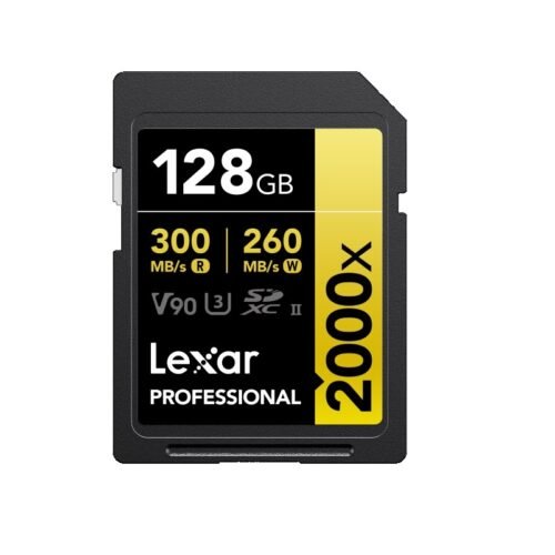 MEM513 Memoria SDXC Lexar Professional 2000x 128GB UHS-II GOLD Series