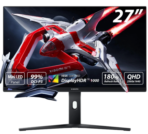 MON321 Monitor Gamer Xiaomi Mini LED G Pro 27" WQHD 180Hz 1ms