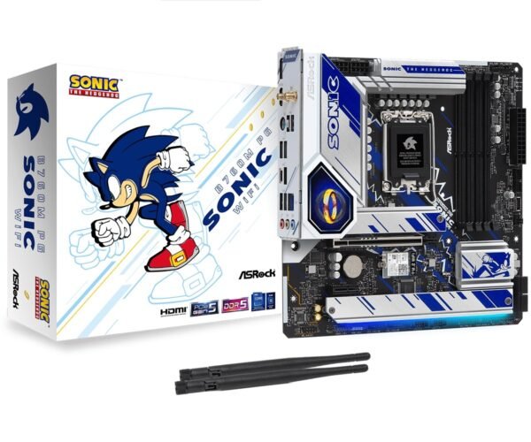 Motherboard Asrock B760M PG Sonic LGA 1700 Wi-Fi 6E Micro ATX