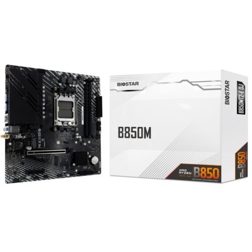 Motherboard BioStar B850MT2-E DJ AM5 DDR5 Micro-ATX