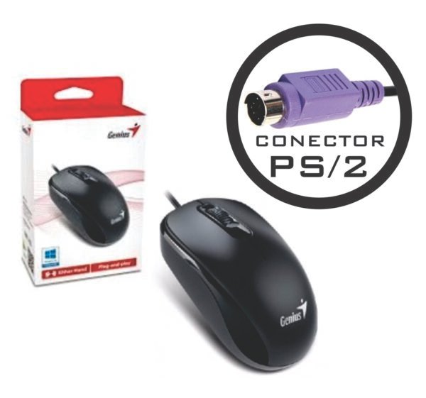 MOU117 Mouse Genius DX-110 PS2 Negro