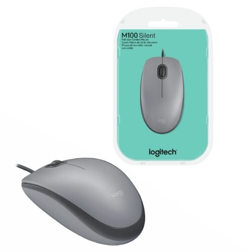 MOU160 Mouse Logitech M110 Silent Óptico USB Silver