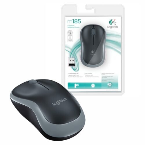 Mouse Logitech M185 Inalámbrico Negro