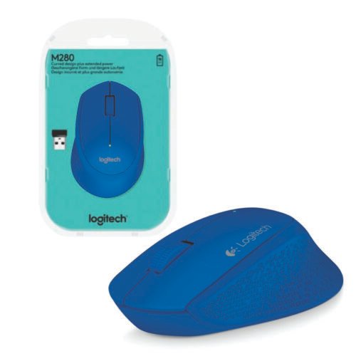 Mouse Logitech M280 Inalámbrico Azul