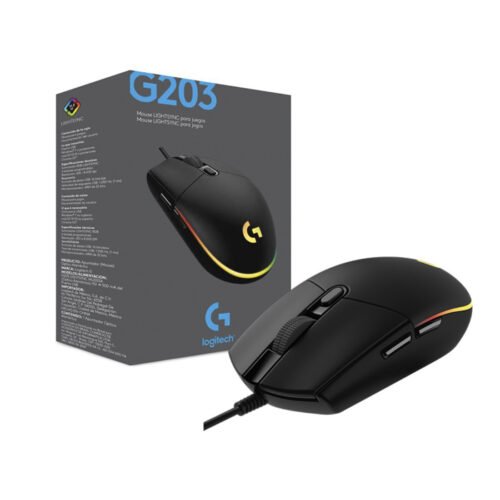 MOU218 Mouse Logitech G203 Lightsync RGB Negro