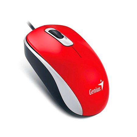 MOU96 Mouse Genius DX-110 USB Rojo
