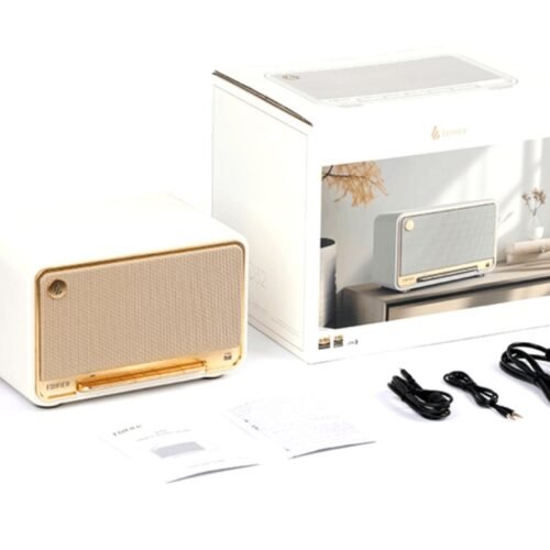 PAR434 Parlante Portátil Edifier D32 60W Bluetooth 5.3 Retro Blanco