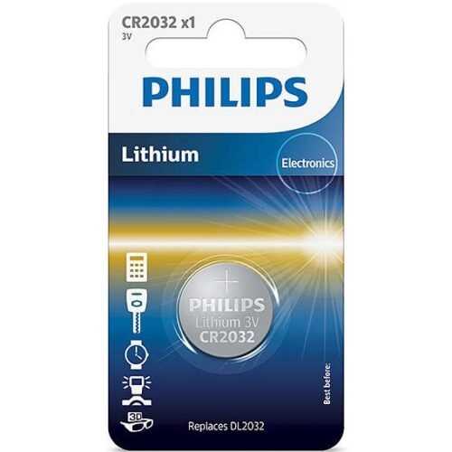 PIL37 Pila de Litio Philips CR2032 3V Pack Individual