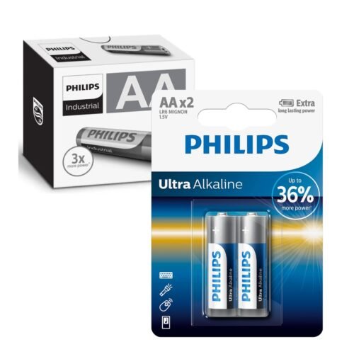 PIL49 Pack de 12 Blister Pilas Philips Ultra Alkalina AA x 2 Unidades