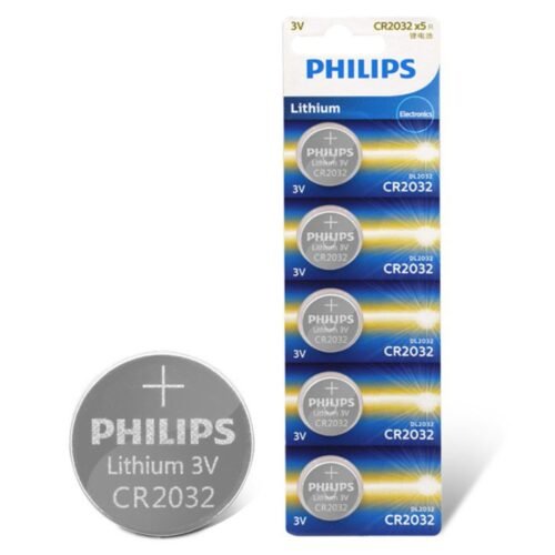 PIL52 Pila de Litio Philips CR2032 3V Blister x 5 unidades