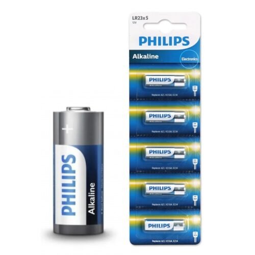 PIL55 Pila Alcalina Philips LR23 12V Blister x 5 unidades