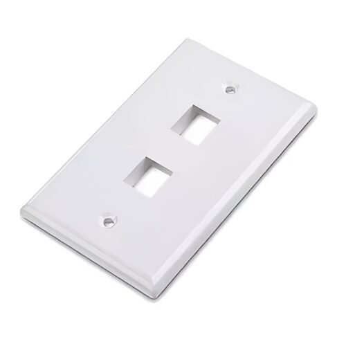 Plaqueta NRG+ RJ45 1 Puertos Blanco