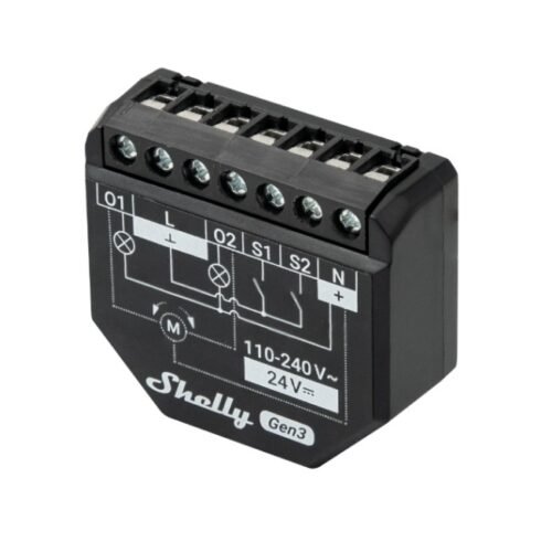REL247 Relé Shelly 2PM GEN3 Wi-Fi Dual Medición de Consumo