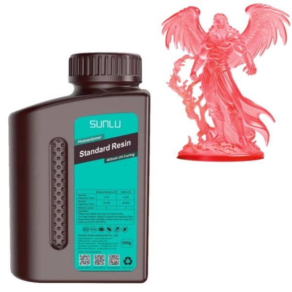 RES11 Resina Sunlu Standard 1KG rojo transparente