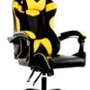 Silla Gamer ROM Negro/Amarillo Reclinable