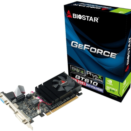 TAR200 Tarjeta de Video BioStar GT610 2GB GDDR3 PCI-E 2.0