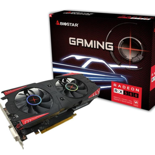 TAR206 Tarjeta de Video BioStar RX560 4GB GDDR5 PCI-E 3.0
