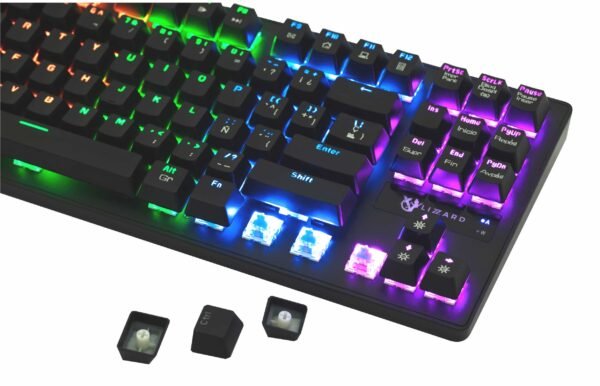 Teclado Gamer Mecánico X Lizzard XZZ-TE-03 RGB Español