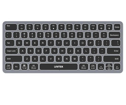 TEC168 Teclado con HUB USB-C Unitek 9 en 1 PD 100W HDMI 4K