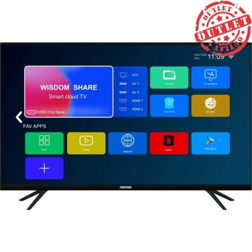 TV LED Asano 50'' Full HD sin bordes SMART (con detalles)