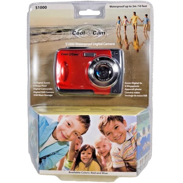 Cámara digital iON 8MP Waterproof Compacta